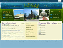 Tablet Screenshot of cityoffairfieldiowa.com